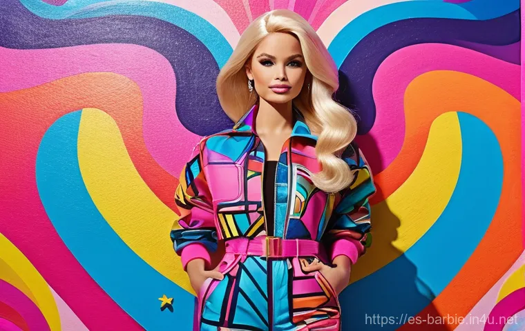 바비와 글로벌 아티스트 협업 - **High Fashion Runway Barbie:**
    A stunning Barbie doll, meticulously styled and posed as a haute...