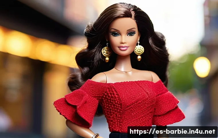 바비 맞춤형 주문 서비스 - **Urban Flamenco Diva Barbie:** A highly detailed full-body shot of a Barbie doll, embodying the spi...